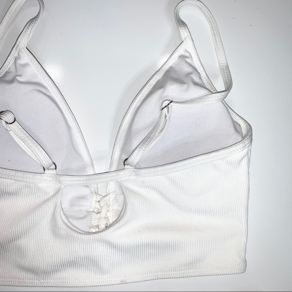 Shein Tie Dye Rib Lace-Up Bikini Swimsuit Size Medium - Picture 6 of 16